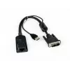 Vertiv Avocent MPUIQ-VMCDV KVM saskarnes adapteris DVI, USB 2.0, melns