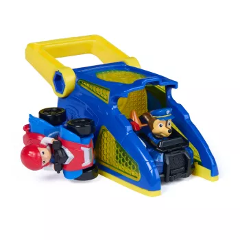 PAW Patrol Chase Pup Squad Palaišanas ierīce ar Raidera transportlīdzekli 2 komplektā, bērnu rotaļlieta zēniem un meitenēm no 3 gadu vecuma