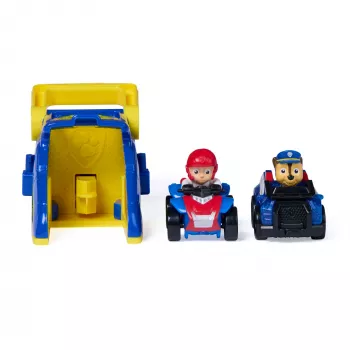 PAW Patrol Chase Pup Squad Palaišanas ierīce ar Raidera transportlīdzekli 2 komplektā, bērnu rotaļlieta zēniem un meitenēm no 3 gadu vecuma