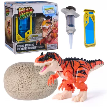 Primal Hatch Hybrid Hatchers — Dino ola ar hibrīda radījumu, noslēpumains mini dino, rotaļlieta bērniem no 5 gadiem, stili var atšķirties
