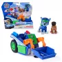 PAW Patrol: Meklēšana un glābšana, Rocky Rescue Recycler transportlīdzeklis ar 2 figūriņām, rotaļu auto ar atsitiena darbību, bērnu rotaļlietas zēniem un meitenēm no 3 gadu vecuma