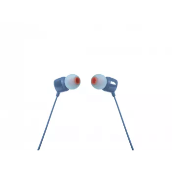 JBL Tune 110 ZILAS vadu austiņas, 20–20000 Hz, Mikrofons, Zils