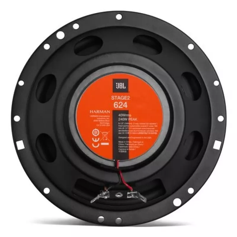 JBL Stage2 624 2-virzienu skaļruņi 16 cm 240 W (2 gab.)