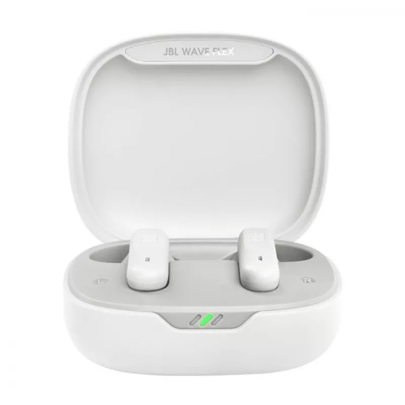 JBL Wave Flex Bezvadu Austiņas TWS Iekšauss Zvana/Mūzikas/Sporta/Ikdienas Bluetooth Baltas