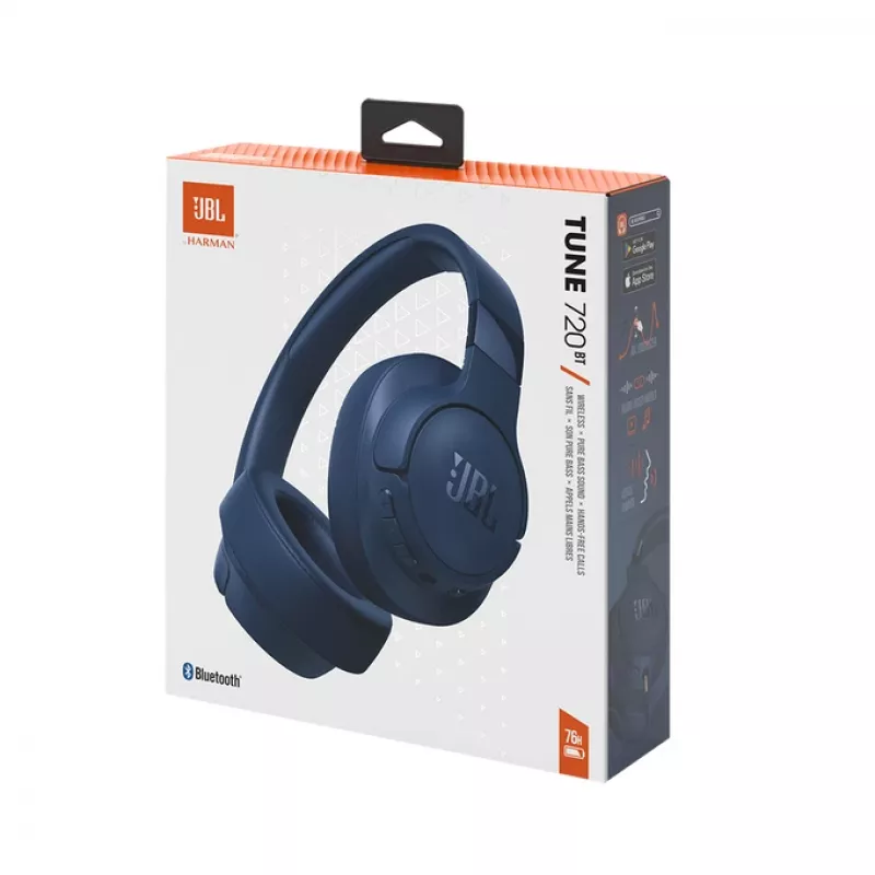 JBL Tune 720BT Bezvadu austiņas Zils