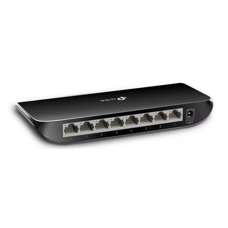 TP-Link TL-SG1008D 8 portu Gigabit Ethernet slēdzis, nepārvaldāms, sienas montāža