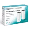TP-Link Deco M4 AC1200 visas mājas Wi-Fi tīkla sistēma, 2 vienības, balta