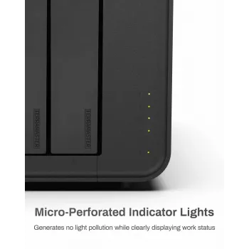 TerraMaster D4-320 disku masīvs, melns, 4 diski HDD/SSD, USB 3.2 Gen2