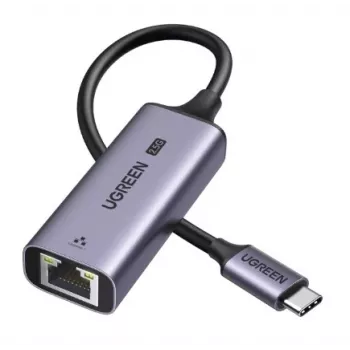 Ugreen USB-C uz RJ45 2.5G Ethernet adapter, pelēks
