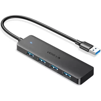 Ugreen USB 3.0 4-PORT HUB USB-A uz 4xUSB Docking USB 3.2 Gen 1 (3.1 Gen 1) Type-A