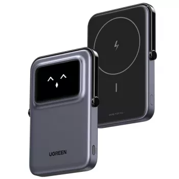 Ugreen UNO 5000 mAh bezvadu lādētājs Melns