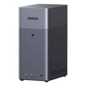 Tīkla datu glabātuve UGREEN NASync DH2300 — Rockchip A76/A55 2.2GHz, 4GB RAM, 2xSATA, 1xGbE, 2xUSB3.2, USB-C, HDMI