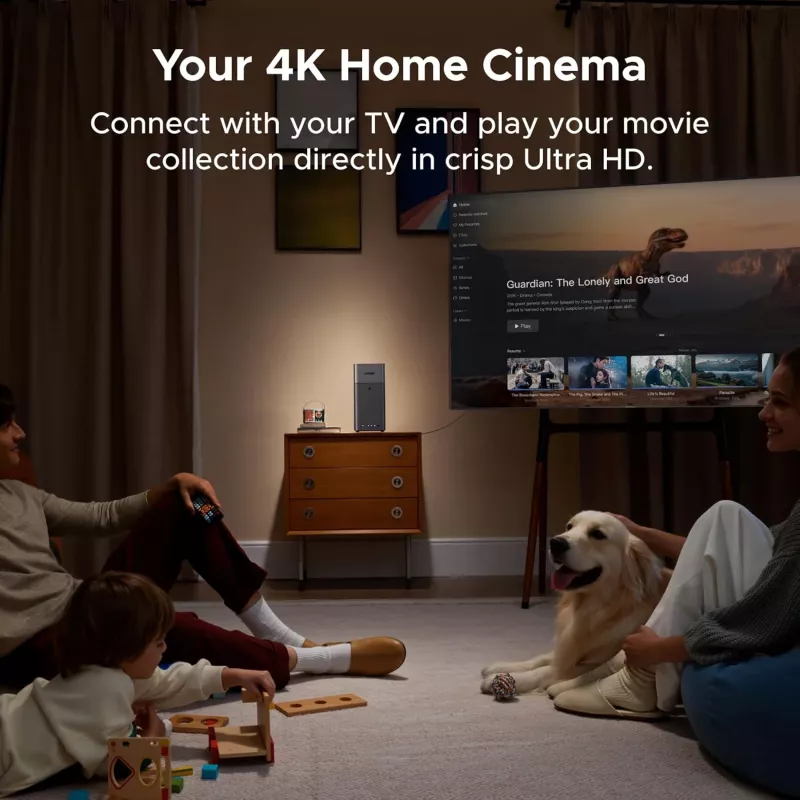 UGREEN NASync DH2300 divu nodalījumu NAS, Rockchip RK3576, 4 GB RAM, 1x GbE, 2x USB-A, USB-C, HDMI