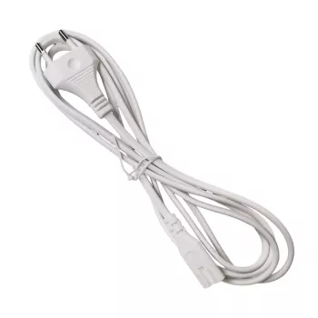 Strāvas pagarinātājs TARGUS HJ4411WHEUX, 2 m, C tipa spraudnis uz IEC C7, balts