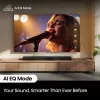 Skaņas josla Hisense AX5140Q 5.1.4 Dolby Atmos, 600 W RMS, bezvadu zemfrekvences skaļrunis 280 W, melna