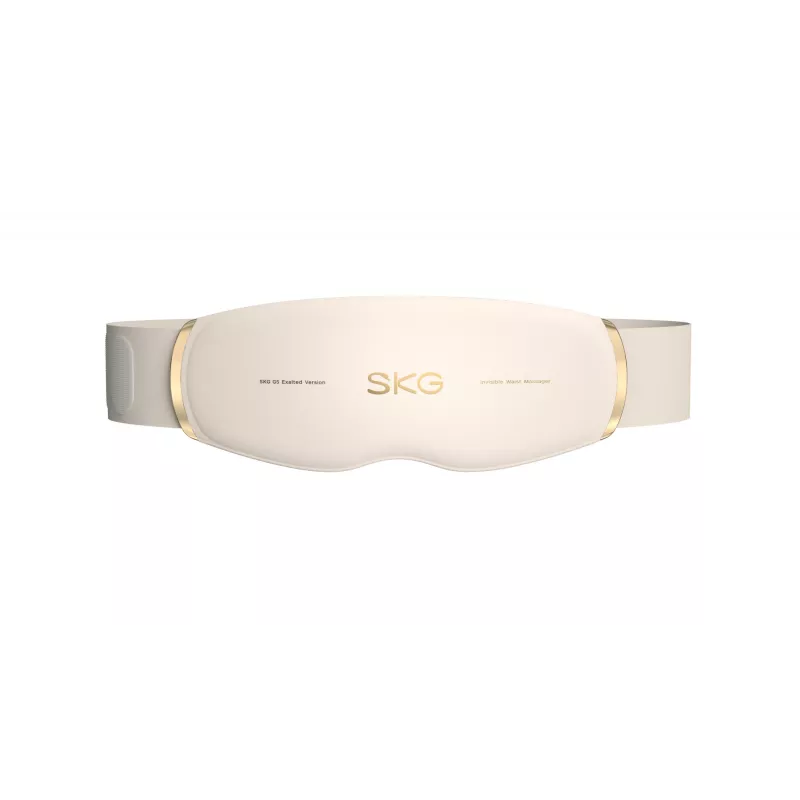 Jostas masieris SKG GS500 — EMS un vibrācija, iebūvēts akumulators, 10 W, balts