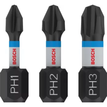Bosch Phillips skrūvgriežu uzgaļu komplekts 3 gab. 2608522470