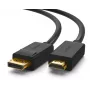 Video kabeļa adapteris Ugreen 10239 1,5 m DisplayPort–HDMI melns