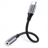 UGREEN 30632 USB-C uz 3.5mm audio adapteris melns