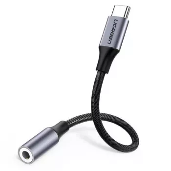 UGREEN 30632 USB-C uz 3.5mm audio adapteris melns