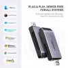 Karšu lasītājs UGREEN 50541 USB 3.2 Gen 1 (3.1 Gen 1) — CF, SD, MicroSD, Memory Stick, Tērauda krāsa, 5000 Mbit/s