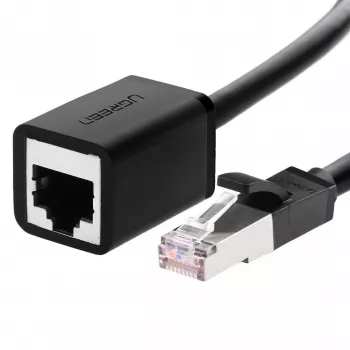 Tīkla kabelis UGREEN Cat6 2 m — RJ‑45 uz RJ‑45, melns