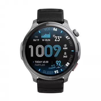 Amazfit Balance 2 XT viedpulkstenis ar 3.81 cm (1.5 collu) AMOLED displeju, 480 x 480 pikseļi, melns, GPS, Wi-Fi