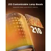 Galdiņa lampa Govee H6020 Table Lamp 2 Pro Sound by JBL — RGBIC + Silta balta, 600 lm, Wi‑Fi & Bluetooth, 5200 mAh