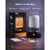 Galdiņa lampa Govee H6020 Table Lamp 2 Pro Sound by JBL — RGBIC + Silta balta, 600 lm, Wi‑Fi & Bluetooth, 5200 mAh