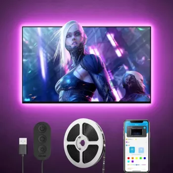 LED fona apgaismojuma lente Govee H6178 RGB 46–60 collu televizoriem, modelis H61780A1