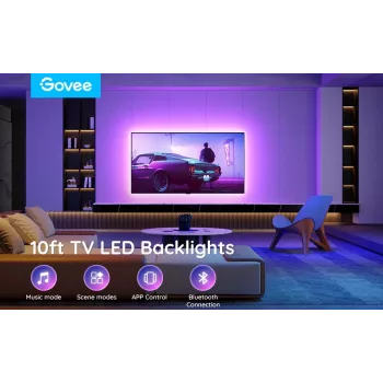 LED fona apgaismojuma lente Govee H6178 RGB 46–60 collu televizoriem, modelis H61780A1