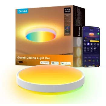 Govee H60A6 Smart Ceiling Light Pro RGBICWW, 38 cm