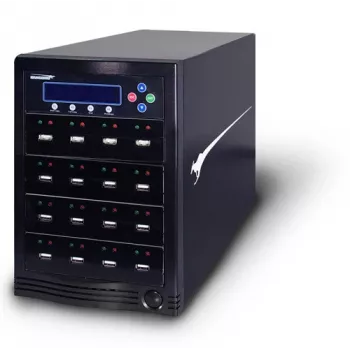 iStorage Kanguru U2D2-15 USB zibatmiņu dublikators, 15 kopijas, melns