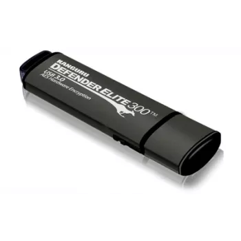 Kanguru Defender Elite 300 USB zibatmiņa 256 GB USB Type-A 3.2 Gen 1 (3.1 Gen 1) Melna