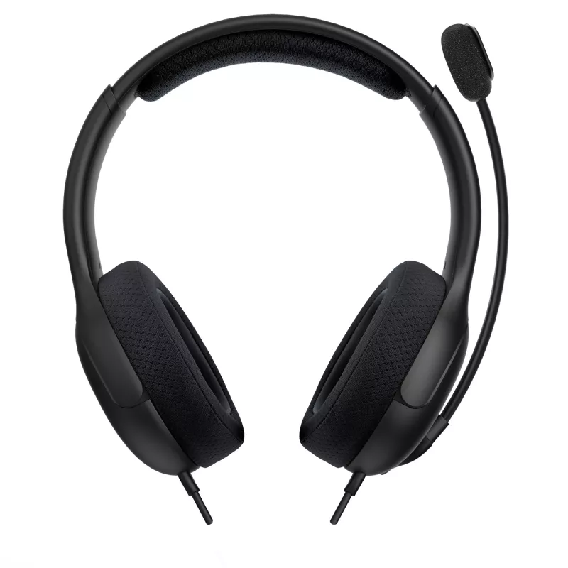 PDP LVL50 vadu austiņas PS4 balts - 50mm draiveris, vadu, spēļu austiņas, melnas