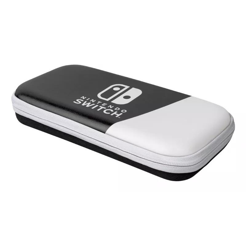 PDP Slim Deluxe: Black & White Hardshell maciņš Nintendo Switch, Switch Lite, Switch OLED