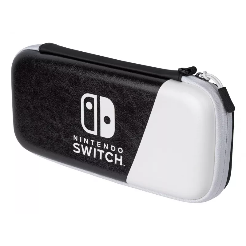 PDP Slim Deluxe: Black & White Hardshell maciņš Nintendo Switch, Switch Lite, Switch OLED