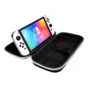 PDP Slim Deluxe: Black & White Hardshell maciņš Nintendo Switch, Switch Lite, Switch OLED