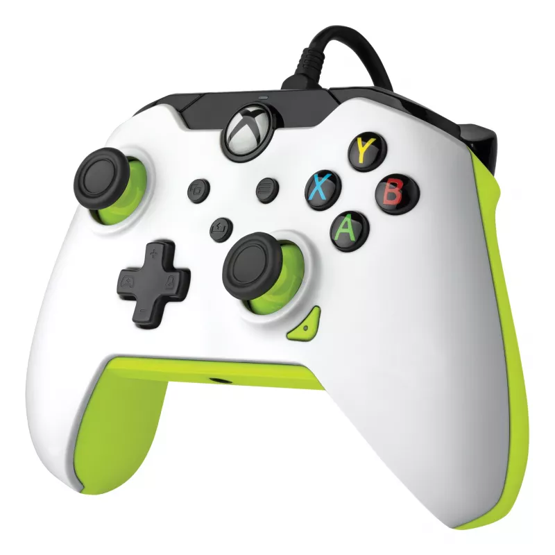 PDP vadu kontrolieris Electric White — Xbox Series X|S, Xbox One, Xbox, Windows 10/11