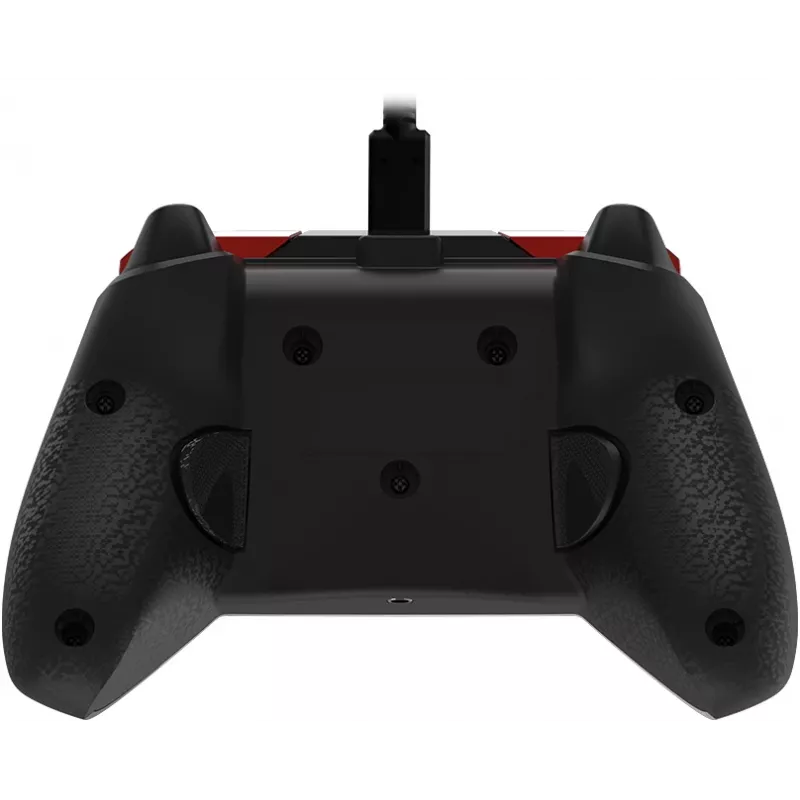 Spēļu kontrolieris PDP Rematch Advanced — vadu USB-C, PC, Xbox One, Xbox Series X|S — melns/sarkans/balts, 2,43 m kabelis