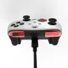 Spēļu kontrolieris PDP Rematch Advanced — vadu USB-C, PC, Xbox One, Xbox Series X|S — melns/sarkans/balts, 2,43 m kabelis