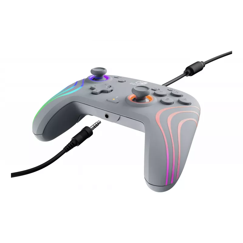 PDP Afterglow Wave Grey vadu spēļu kontrolieris Nintendo Switch, Nintendo Switch OLED