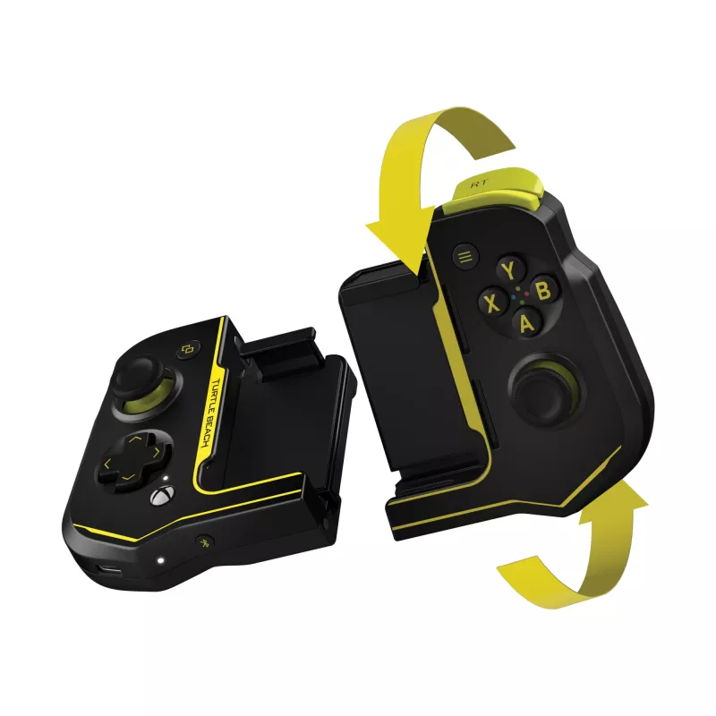 Spēļu pults Turtle Beach Atom Melna Dzeltena Bluetooth Android Bezvadu
