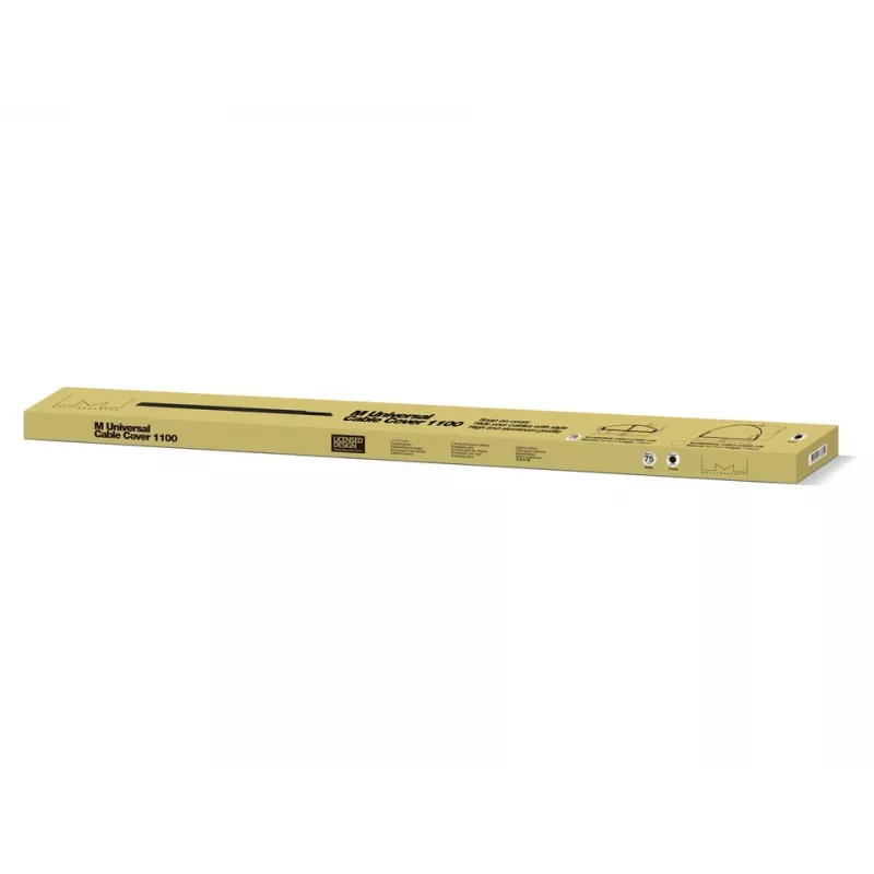Multibrackets M kabeļu kanāls SS Melns 75mm P - 1600mm G