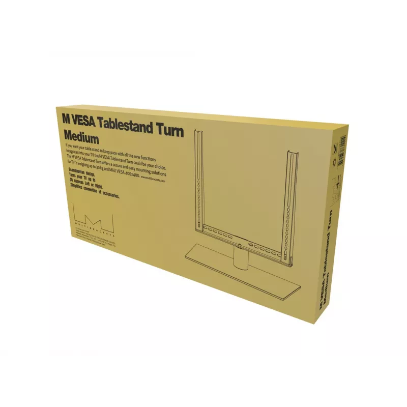 Galda statīvs Multibrackets M VESA Tablestand Turn Melns Medium MAX 400x400