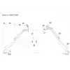Multibrackets M VESA gāzes pacēlāja monitors roka viena ekrāna melna HD