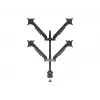 Monitora roka MULTIBRACKETS M VESA Gāzes Pacelšanas Rokas Quad Melns HD — skava/skrūve, 84 kg, VESA 75×75–100×100, 15 collas–32 collas, slīpums -45°–75°