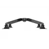 Monitora roka MULTIBRACKETS M VESA Gāzes Pacelšanas Rokas Quad Melns HD — skava/skrūve, 84 kg, VESA 75×75–100×100, 15 collas–32 collas, slīpums -45°–75°