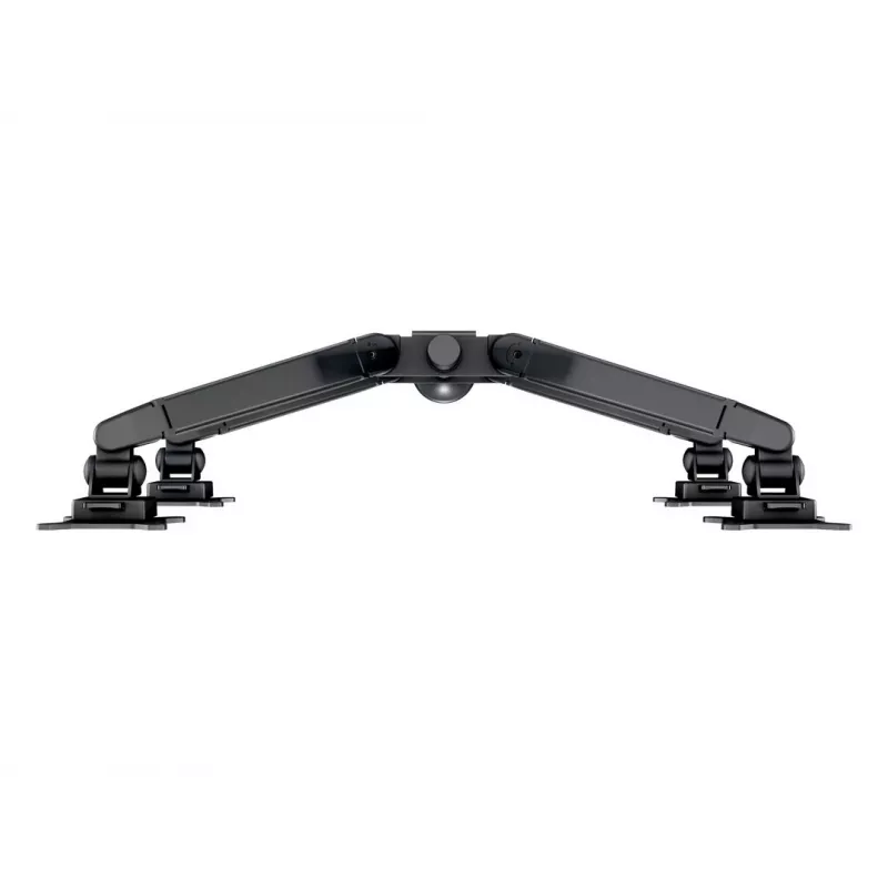 Monitora roka MULTIBRACKETS M VESA Gāzes Pacelšanas Rokas Quad Melns HD — skava/skrūve, 84 kg, VESA 75×75–100×100, 15 collas–32 collas, slīpums -45°–75°