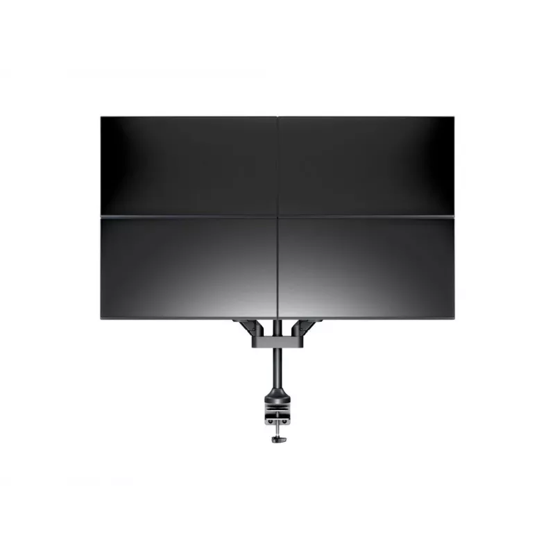 Monitora roka MULTIBRACKETS M VESA Gāzes Pacelšanas Rokas Quad Melns HD — skava/skrūve, 84 kg, VESA 75×75–100×100, 15 collas–32 collas, slīpums -45°–75°